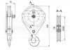 Крюковая подвеска грузоподъемностью 1 тн - Производство кран-балок, тельферов и грузоподъемного оборудования
