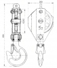 Крюковая подвеска на 5 тн (диаметр каната 15,5 мм) - Производство кран-балок, тельферов и грузоподъемного оборудования