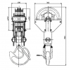 Двухблочная крюковая подвеска на 10 тн (диаметр каната 15,5 мм)	 - Производство кран-балок, тельферов и грузоподъемного оборудования