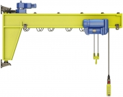 Кран консольный поворотный настенный г/п 2т - Производство кран-балок, тельферов и грузоподъемного оборудования