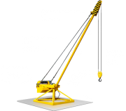 Кран стреловой Пионер-2000 - Производство кран-балок, тельферов и грузоподъемного оборудования